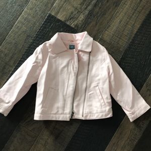 Girls Gap leather jacket